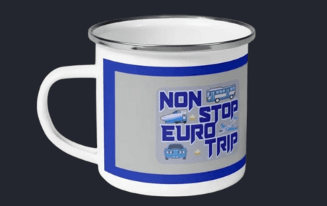 Nonstop Eurotrip Camping Mug